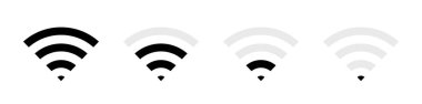 vektör wifi simgesi.