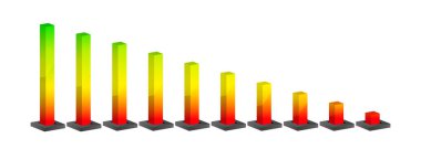 Vektör gradyan diyagramı.