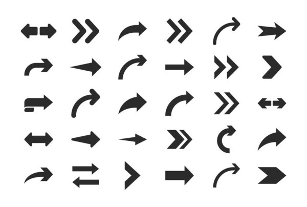 Set flat different arrows.