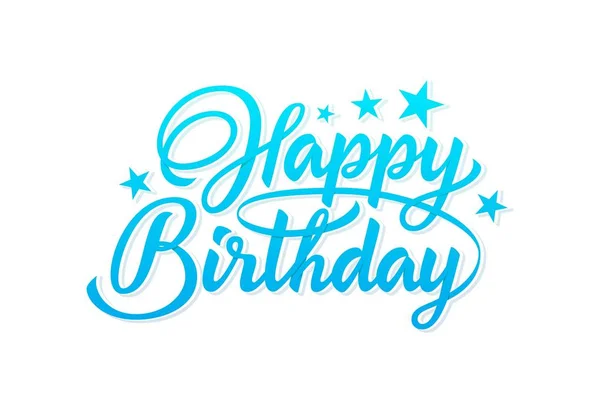 Happy Birthday text. — Stock Vector