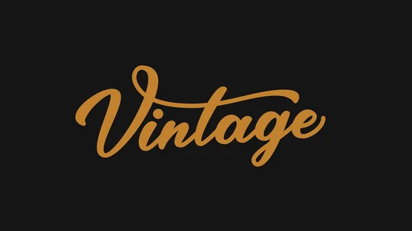 Vintage Ręcznie Rysowane Litery Projektowania Odzieży Druku Ilustracja Wektora — Wektor stockowy