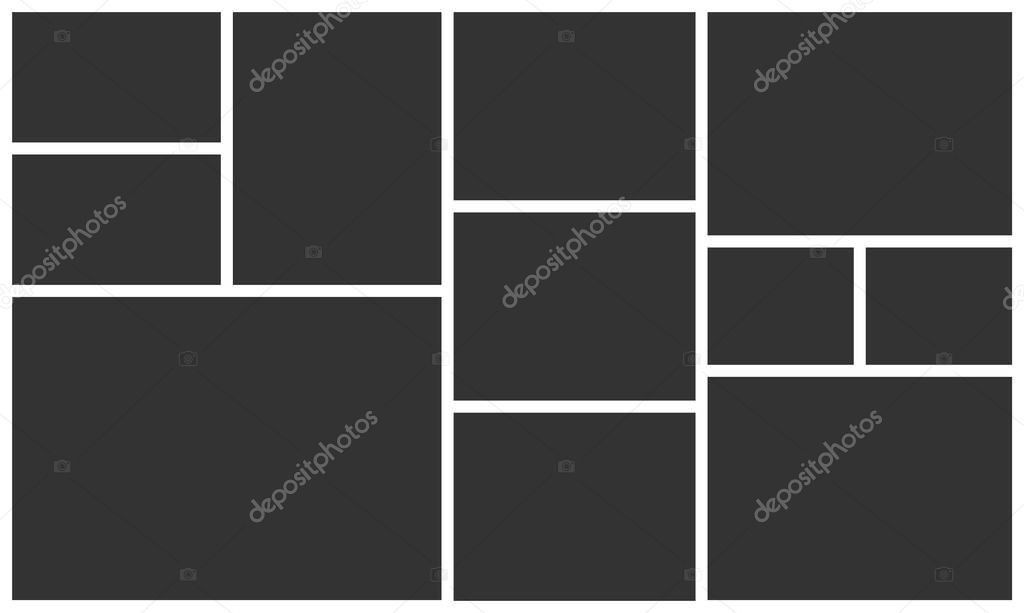 Download Collage Photo Frame Layout Mood Board Template Vector Mockup Premium Vector In Adobe Illustrator Ai Ai Format Encapsulated Postscript Eps Eps Format PSD Mockup Templates