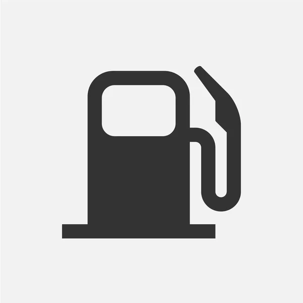 Benzin istasyonu. Basit vektör simgesi