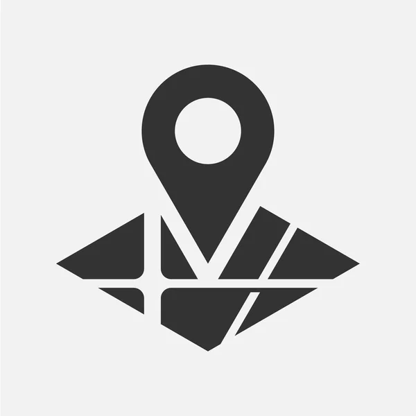 Konum. Basit vektör simgesi