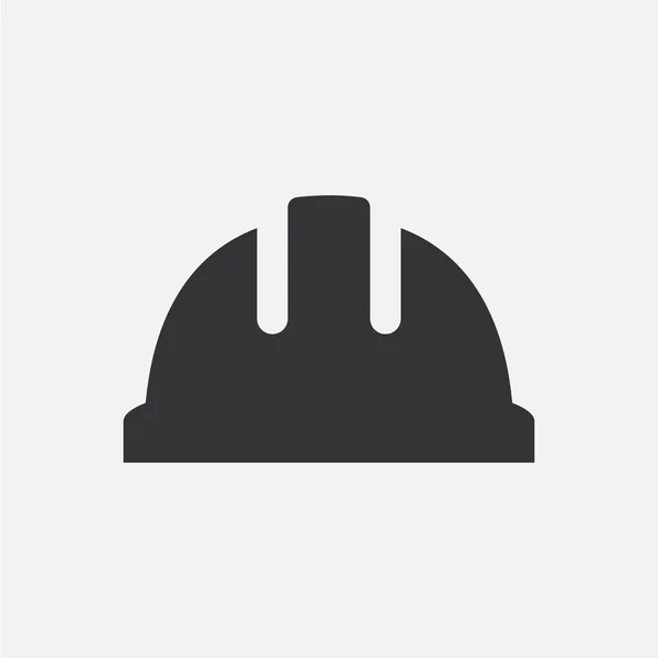 Koruyucu kask. Basit vektör simgesi