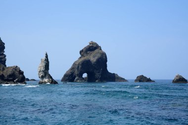 Dokdo. Kore Doğu sonunda güzel bir ada