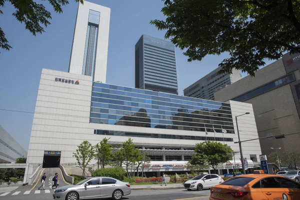 Seul, Kore - Mayıs 2019: Korea City Airport Terminali(Calt); Kore Şehir Havaalanı Terminali(Calt), 1985 yılında samseong-dong, Gangnam-gu, Seul'de kurulmuştur..