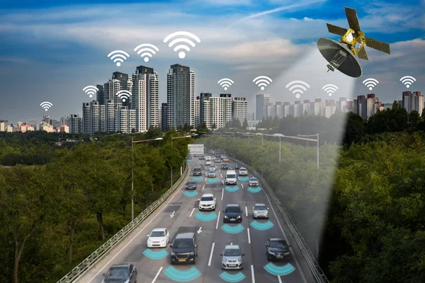 Akıllı araba, metro yolu üzerinde otonom kendi kendine giden mod aracı..