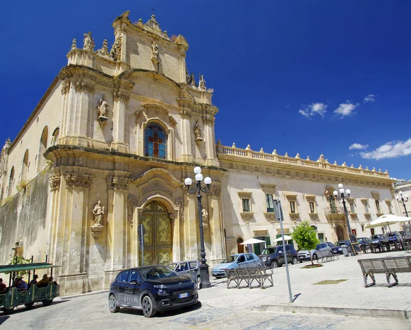 Scicli Italia Agosto 2017 Vista Del Casco Antiguo Ciudad Scicli — Foto de Stock