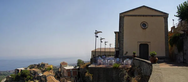 Savoca Köyde Birçok Kilise Biri Sicilya Talya — Stok fotoğraf
