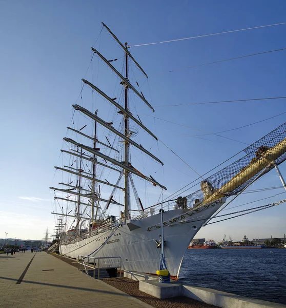 Gdynia Polónia Setembro 2017 Sts Gift Youth Dar Mlodziezy Fragata — Fotografia de Stock