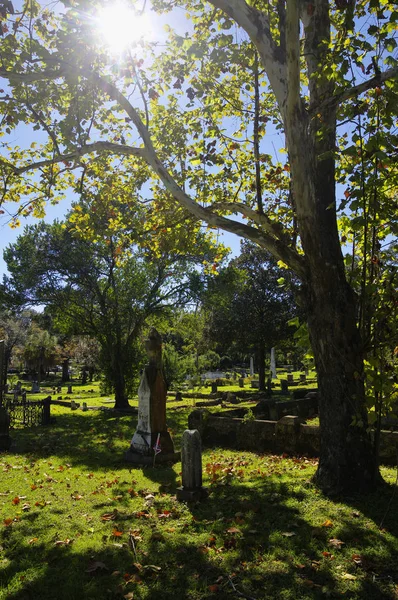 Tallahassee Eua Outubro 2017 Cemitério Cidade Velha Tallahassee Cemitério Mais — Fotografia de Stock