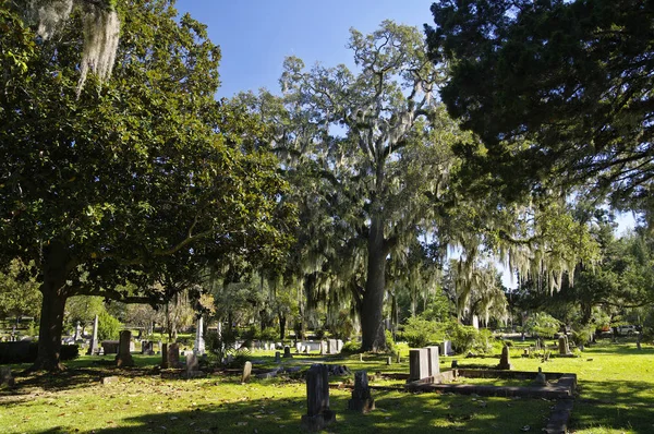 Tallahassee Eua Outubro 2017 Cemitério Cidade Velha Tallahassee Cemitério Mais — Fotografia de Stock