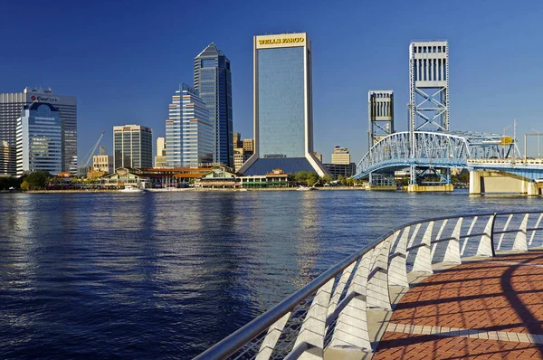Jacksonville Florida Oss Oktober 2017 Landskap Jacksonville Downtown Florida Usa — Stockfoto
