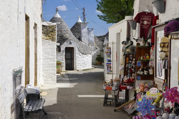 Alberobello Apulie Itálie Března 2018 Alberobello Malé Město Jižní Itálii — Stock fotografie