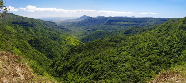 Panoramik Black River Gorges Milli Parkı, Mauritius Gorges bakış açısı