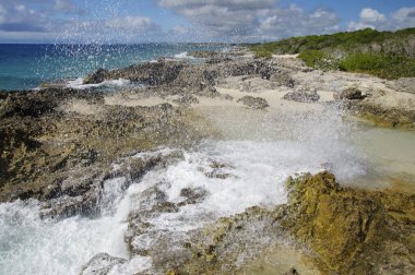 La Douche beach on the road to La Pointe Des Chateaux, Grande-Terre, Guadeloupe