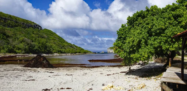 Kilátás a Pointe de la Grande Vigie Guadeloupe, Francia Nyugat-Indiában — Stock Fotó