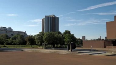 Syracuse, New York, Usa. 12 Temmuz 2018. Syracuse, New York Everson Sanat Müzesi ile şehrin görünümü