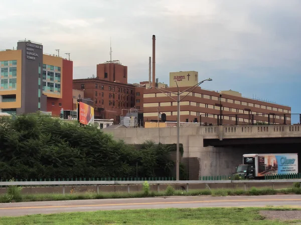 Siracusa Nueva York Agosto 2018 Vista Del Barrio Northside Siracusa — Foto de Stock