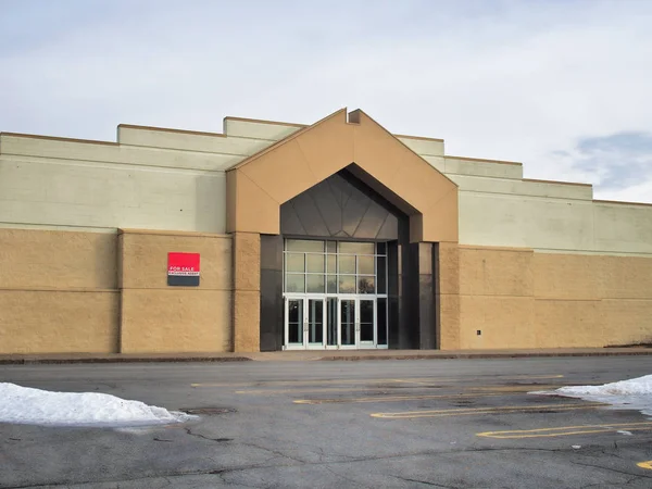 Nearly Vacant American Mall Example Downward Trend Brick Mortar Retail Stock Photo