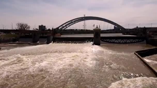 Rochester New York Usa April 2019 View Downtown Rochester Genesee — Stock Video