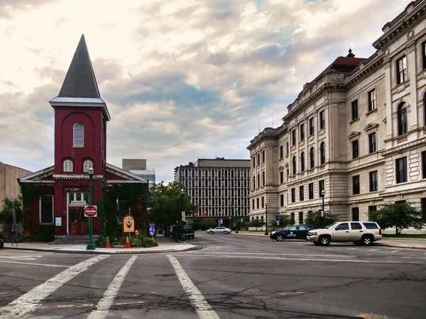 Vista hacia abajo East Jefferson — Foto de Stock