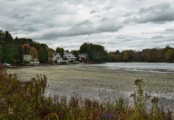 Pohled na řeku Seneca z River Road — Stock fotografie