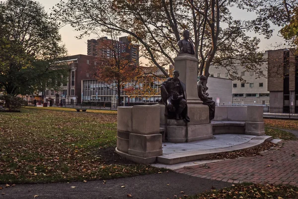 Syracuse New York Usa 2020 Október Hamilton Fehér Monumen Amelyet — Stock Fotó