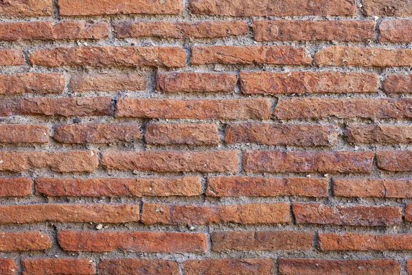 Old Red Brick Wall Texture Background Scratches Cracks Dust Crevices — Stock Photo, Image