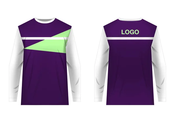 Jersey design sportwear — Stockový vektor