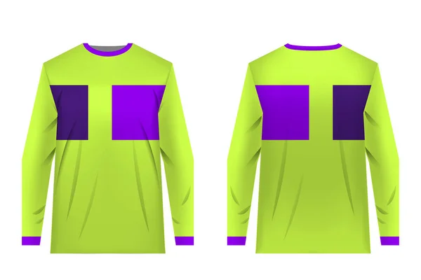 Jersey Design Sportbekleidung — Stockvektor