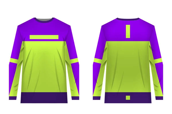 Jersey design sportwear — Stockový vektor