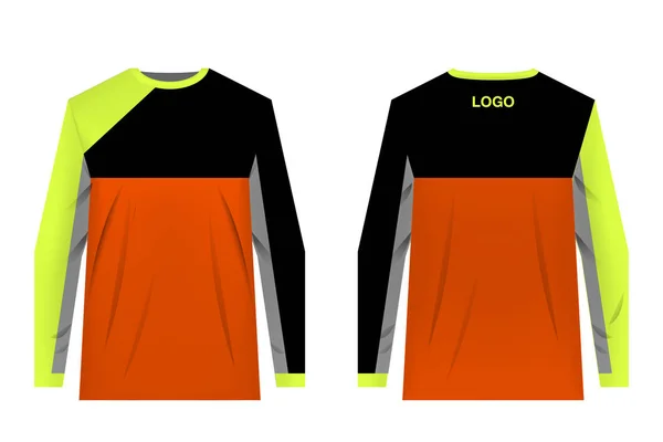 MTB jersey templates — Stock Vector