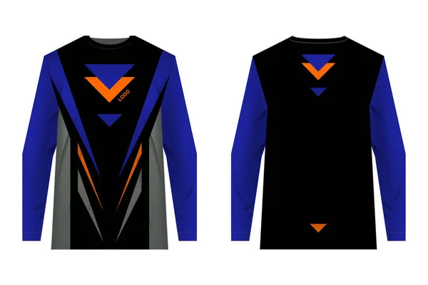 Modèles Maillot Pour Vtt Jersey Pour Motocross Vélo Extrême Descente — Image vectorielle