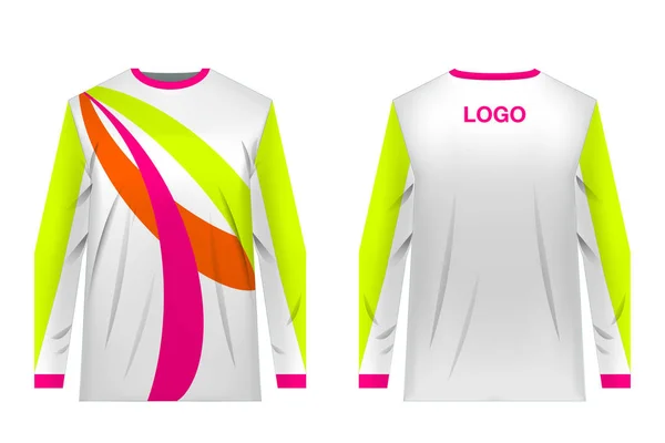 Dağ bisikleti için şablonlar jersey. Jersey motokros, aşırı Bisiklete binme, yokuş aşağı için. Süblimasyon baskı. Spor giyim tasarım. Tasarım Yarışması, takım giyiyor.