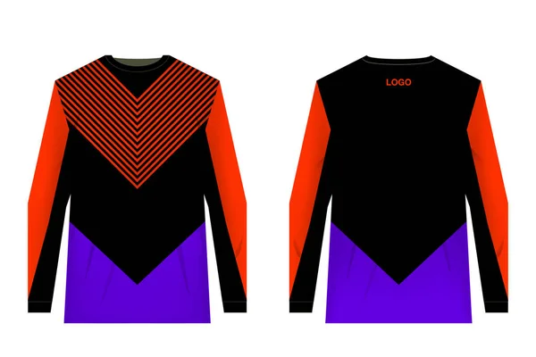 Odzież sportowa jersey szablonu — Wektor stockowy