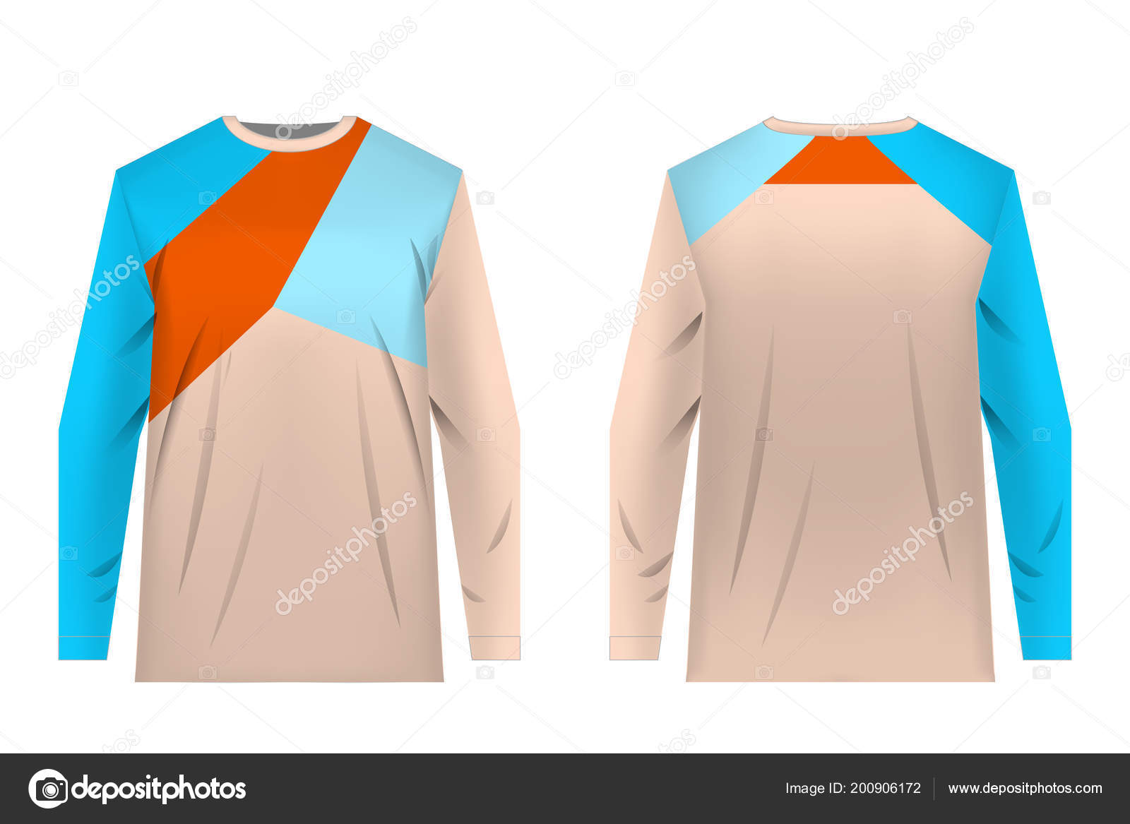 Jersey Design For Extreme Cycling. Mountain Bike Jersey. Vector