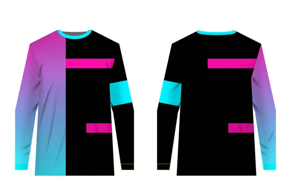 Dağ bisikleti için şablonlar jersey. Jersey motokros, aşırı Bisiklete binme, yokuş aşağı için. Süblimasyon baskı. Spor giyim tasarım. Tasarım Yarışması, takım giyiyor.