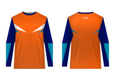 Dağ bisikleti için şablonlar jersey. Jersey motokros, aşırı Bisiklete binme, yokuş aşağı için. Süblimasyon baskı. Spor giyim tasarım. Tasarım Yarışması, takım giyiyor.