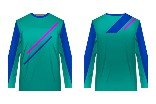 Design För Sublimering Utskrift Jersey För Extrem Sport Sportkläder För — Stock vektor