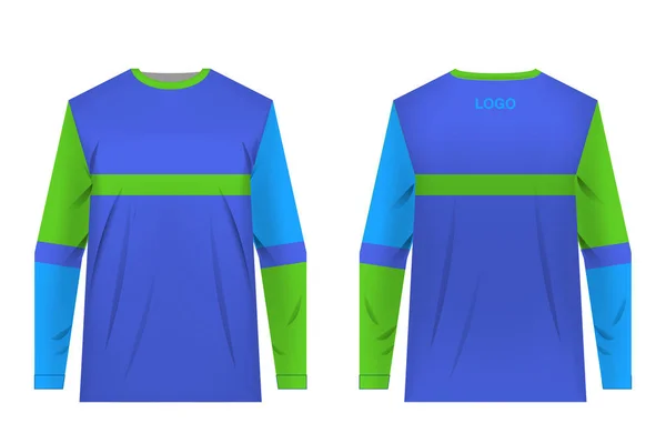 Diseño Para Impresión Sublimación Jersey Para Deportes Extremos Ropa Deportiva — Archivo Imágenes Vectoriales