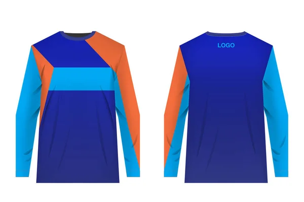 Design Für Sublimationsdruck Trikot Für Extremsport Sportbekleidung Für Den Wettbewerb — Stockvektor