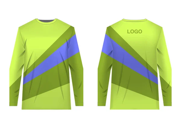 Design Für Sublimationsdruck Trikot Für Extremsport Sportbekleidung Für Den Wettbewerb — Stockvektor