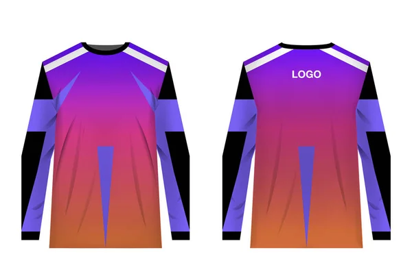 Süblimasyon baskı için tasarım. Jersey aşırı spor için. Kıyafetler, rekabet için. Takım veya club üniforma. Jersey için dağ bisikleti, motocross, Bisiklete binme, yokuş aşağı. Spor giyim kavramı, şablonları.