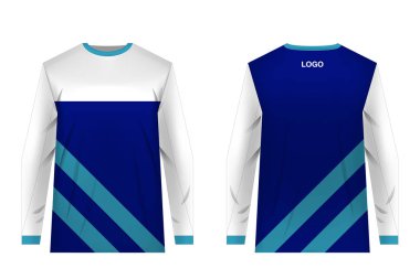 Spor giyim tasarımları süblimasyon baskı için şablon. Üniformalar yarışmalar, takım oyunları, kurumsal tarzı, reklam kampanyaları için. Jersey motocross, dağ bisikleti için.