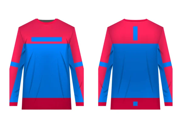 Plantillas Diseños Ropa Deportiva Para Impresión Por Sublimación Uniformes Para — Vector de stock