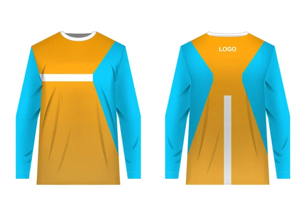 Plantillas Diseños Ropa Deportiva Para Impresión Por Sublimación Uniformes Para — Archivo Imágenes Vectoriales