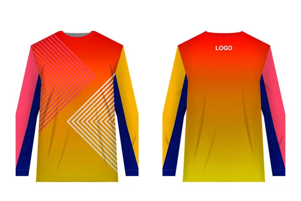 Sportkleding sublimatie print — Stockvector