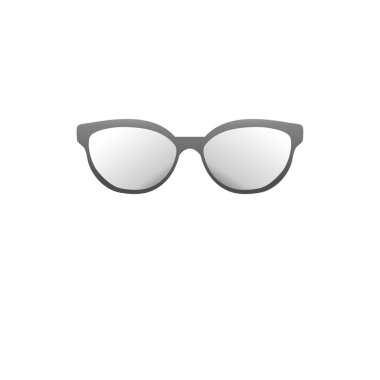 Beyaz bir arka plan üzerinde yenilikçi optik gözlük. Vektör izole resim.